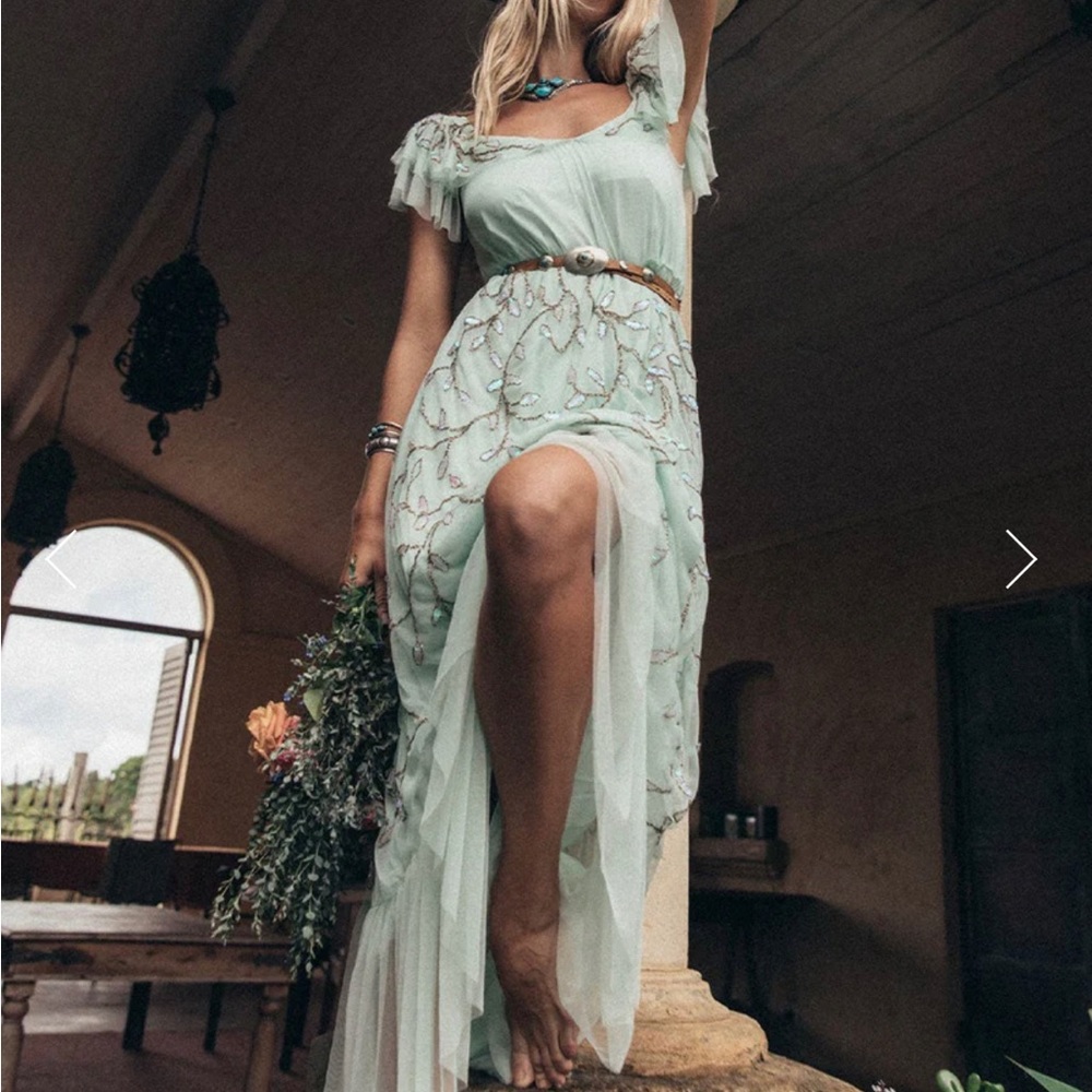 Chasing Unicorns Cajun Moon Tulle Maxi Dress - Picture 4 of 15